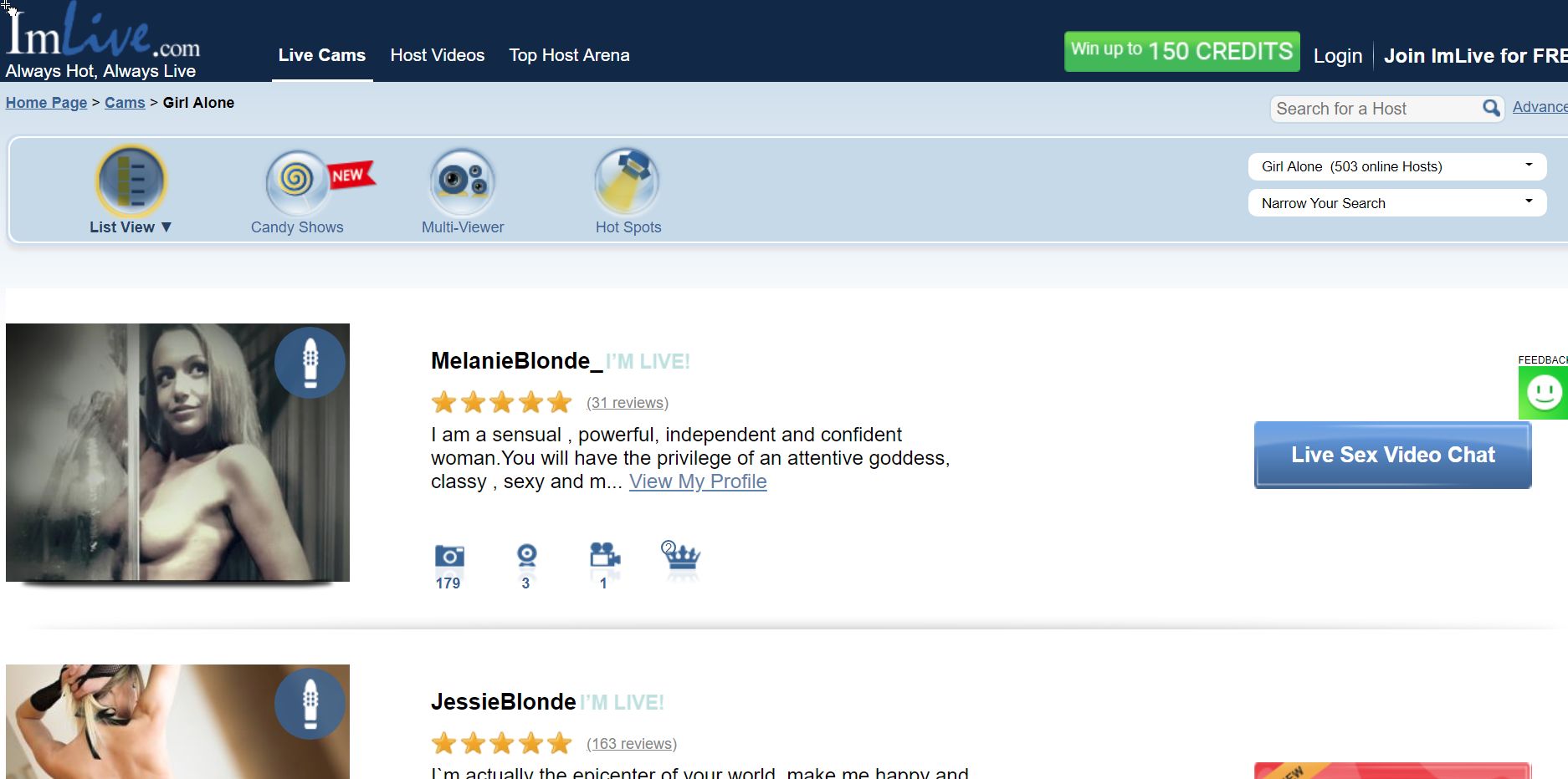 ImLive Reviews – An iPad Sex Cams Boomtown!